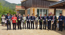 창원 진전면 봉곡마을에 새 마을 회관 생겼다