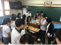 日 유네스코학교, 창원용호고 방문