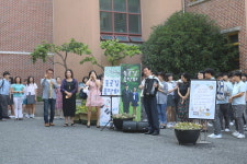 김해 경운중 ‘등굣길 음악회’