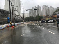 “월영 부영아파트 앞 비만 오면 침수”