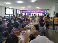 대구 원혜라이온스, 통영 욕지도서 사랑의 도시락 후원·경로잔치