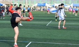 거창 영호남 족구잔치서 남영스틸A 일반부 우승