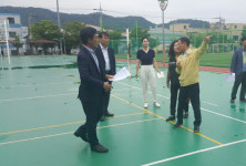 창원 의창구, 팔룡어울림운동장 실내체육관 이용 시민 불편사항 점검