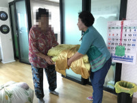 “고성 하이면 어르신들, 이불 빨래 걱정 마세요”