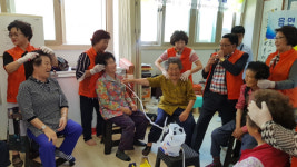 고성 자원봉사협의회 경로당 봉사