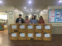 김해도시개발공사,  장애인생활시설에 선풍기 기증