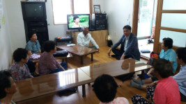 박상배 대양면장, 성인문해 교실 방문 주민소통 행보