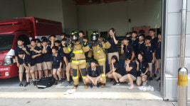 고성소방서, 소가야중학교 미래소방관 체험
