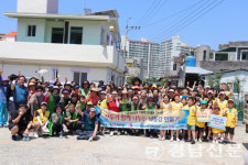 한국청소년환경단, 창원 광려천서 환경 정화활동