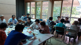 합천 광명노인요양원, 가야면 경로당 음식 대접