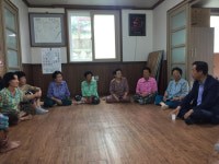 남해군 서면행정센터, 24개 경로당 방문