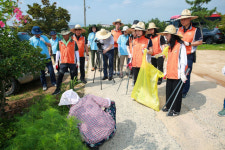 농협창원시지부, ‘대산 빗돌배기 마을’ 관광 활성화 환경정화 활동