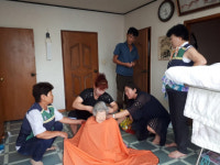 밀양 부북면 주부민방위기동대, 미용봉사 실시