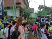 통영경찰서, 초등학교 등교길 안전활동