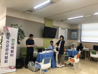 건강관리협회 경남지부, 마산 고용복지플러스센터 건강체험터 실시