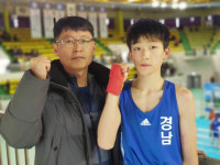 삼천포제일중 김주완, 주니어 복싱 ‘태극마크’