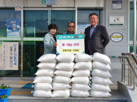 고성 당항마을 구영대 이장, 쌀 24포 기탁