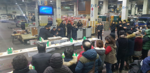 창원 팔용·내서농산물도매시장 과일경매장 초매식