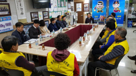 홍명표 창원 의창구청장, 봉곡시장 방문
