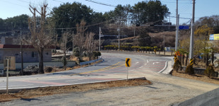 고성 당항마을 ‘도로 중앙선 조정’ 주민 불편