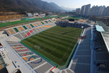 창원축구센터에 전국 첫 ‘에어돔 실내축구장’