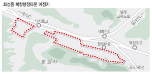 창원 회성동 복합행정타운 2022년 첫삽