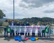 함안군 산인면, 갈전소류지에 미꾸라지 치어 방류