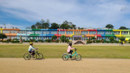 함양 위림초 “학교서 자전거 배워요”