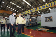 허성무 창원시장, 진영TBX㈜서 애로 청취