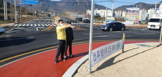 의창구, 북창원IC 회전교차로 사고예방 대비 현장점검