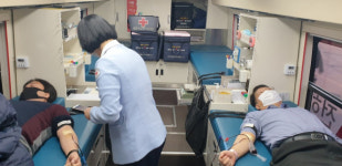 범한산업 20여명 헌혈 릴레이 참가
