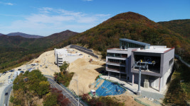 ‘산림 훼손’ 거제 학동케이블카 공사 중단