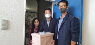 사천시 벌용동행정복지센터, 출산가정에 ‘선물꾸러미’