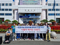 창원 안민동 주민 “아파트 건립부지에 매립된 상수도, 시가 이전해 달라”