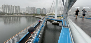 [포토뉴스] “걸어보실래요, 마산 서항지구 친수공간”