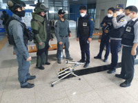 창원서부경찰서·유관기관 대테러 대비 합동훈련