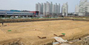진주 정촌면 우수저류지 내 파크골프장 준공