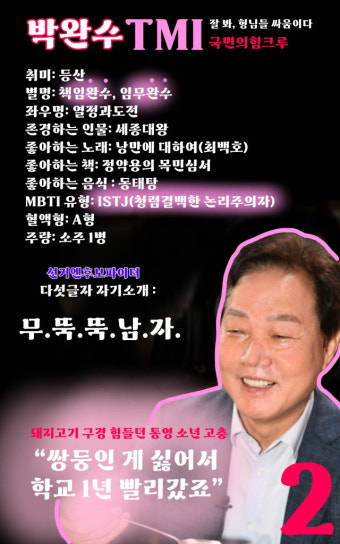 [경남도지사 후보 프로필] 국민의힘 박완수