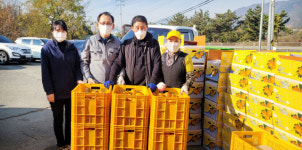 창원 하나로농장, 장애인 일터에 단감 30박스