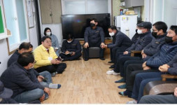 홍태용 김해시장, 교통약자콜택시 운수종사자 격려