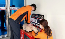 의창소방서, 북면119안전센터에 심폐소생술 체험대 설치