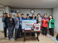 티에프메디칼(주), 마산회원구 회원2동 경로당에 심폐소생기 기탁