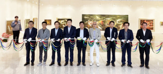 경남스틸 내 송원갤러리서 김태홍 작가 초대 전시회