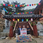백운사, 창원 의창구 동읍에 100만원 상당 쌀 기탁