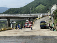 하동군 화개면, 집중호우 침수 화개천 주변 대청소