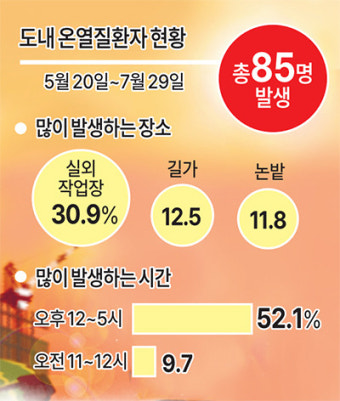 밭일하다 사망… 연일 폭염에 온열질환 속출
