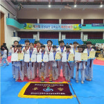 함안 호암초 태권도팀  금5 은1 동1 획득