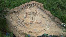 진주시 ‘망진산 봉수대’ 부지서 임진왜란 당시 유적 나왔다