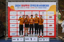 창녕군청 자전거팀, 여자부 종합단체 3위
