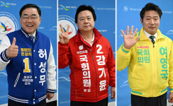 [KBS창원, 지난달 28~30일 여론조사] 창원성산 허성무 38% - 강기윤 27% - 여영국 7%